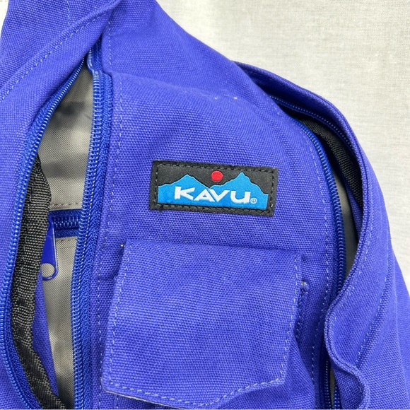 Kavu Royal Blue Rope Sling Bag NWT - Picture 3 of 10